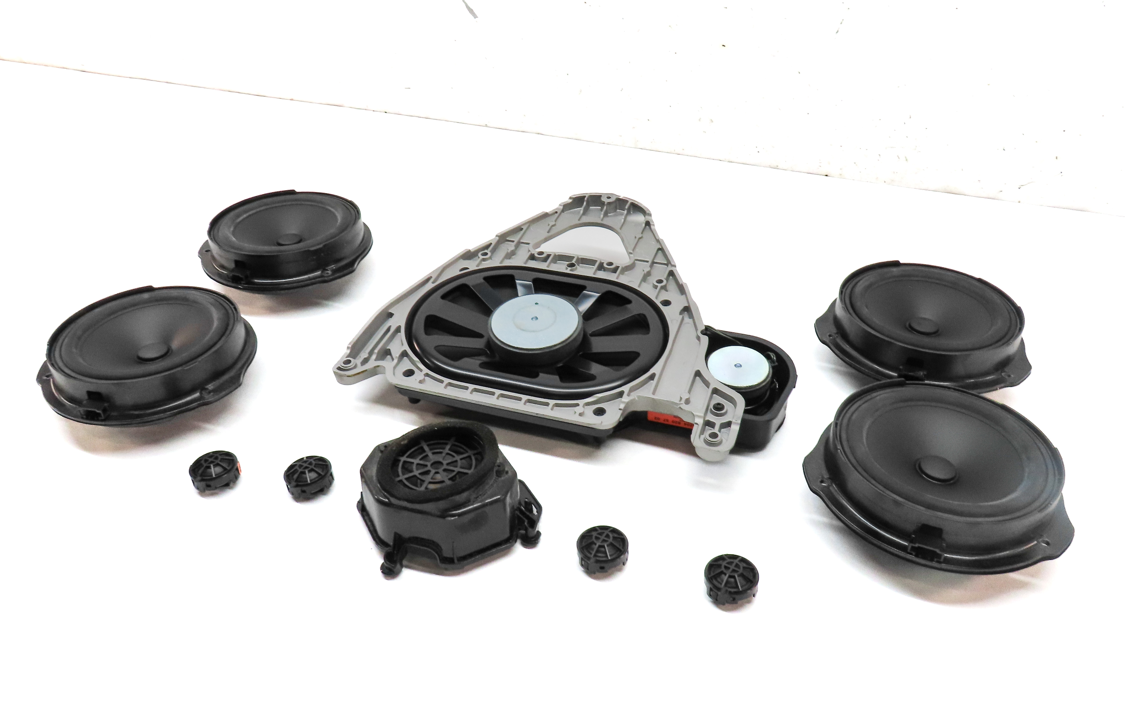 2014 MERCEDES E350 COUPE (C207) HARMAN LOGIC-7 AUDIO SUB SUBWOOFER SPEAKER SET — exact item pictured
